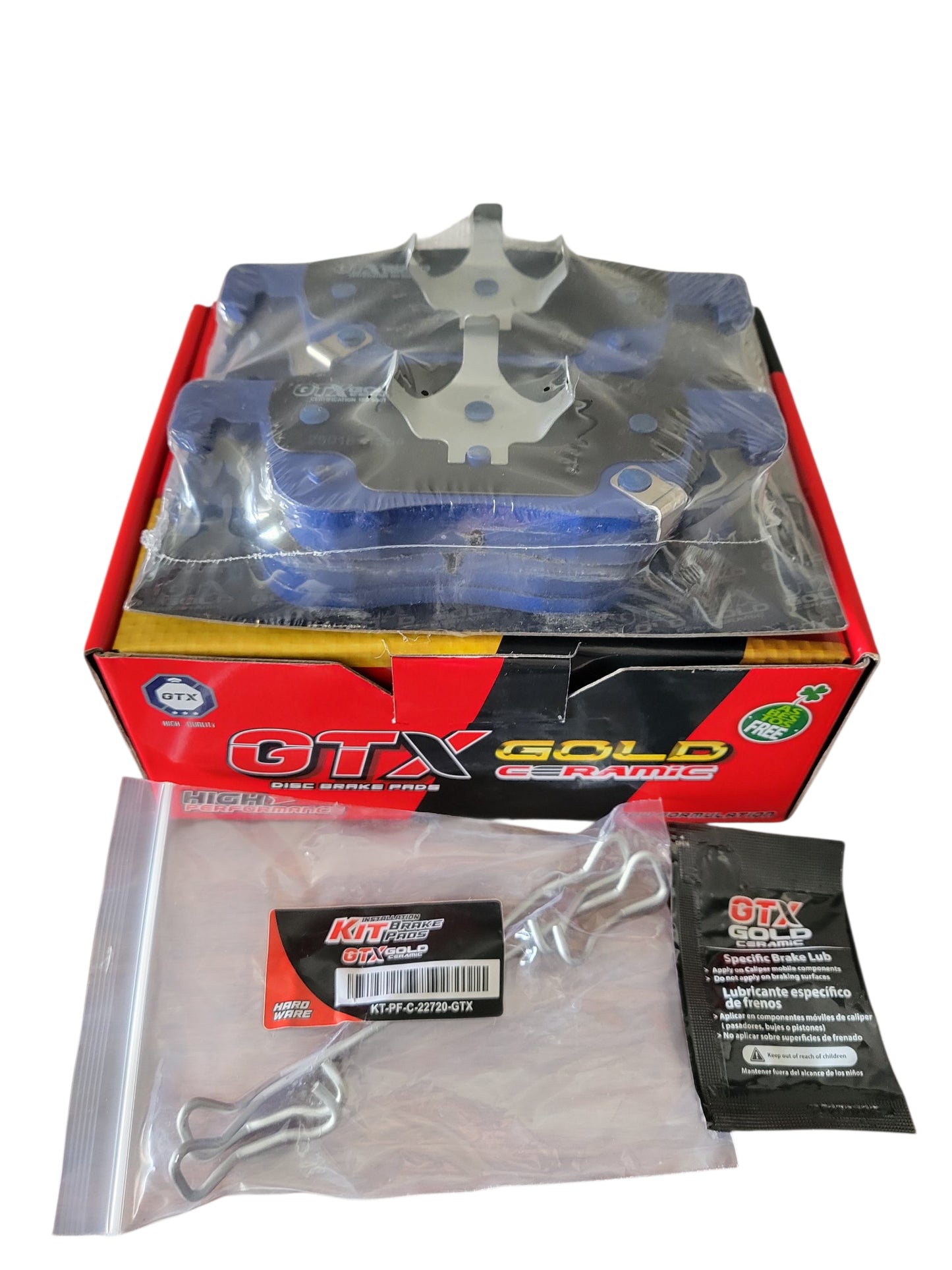 PASTILLAS DE FRENOS DELANTERAS CHEVROLET SAIL 1.5 2017/2021 GTX GOLD CERAMIC